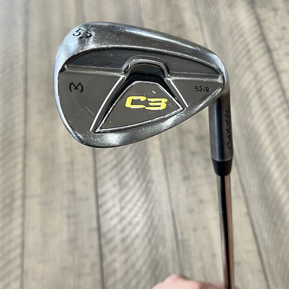 Maxfli C3 52° Gap Wedge GW 52-08 RH True Temper Steel Shaft 35.75" Golf Pride - Picture 1 of 8
